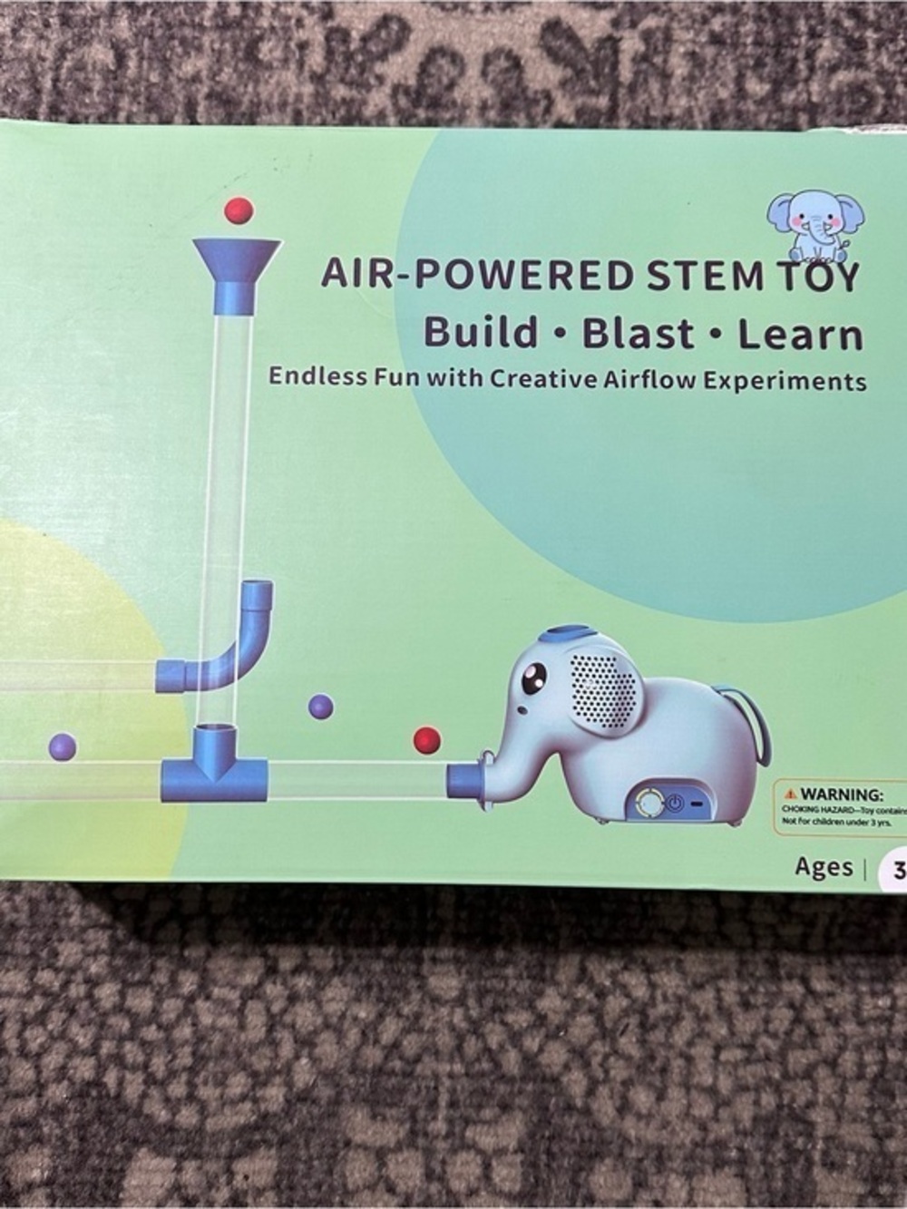 STEM Air-Powered Building Toys for Kids Ages 3 4 5 6 7 8+– Educational Air Tubes